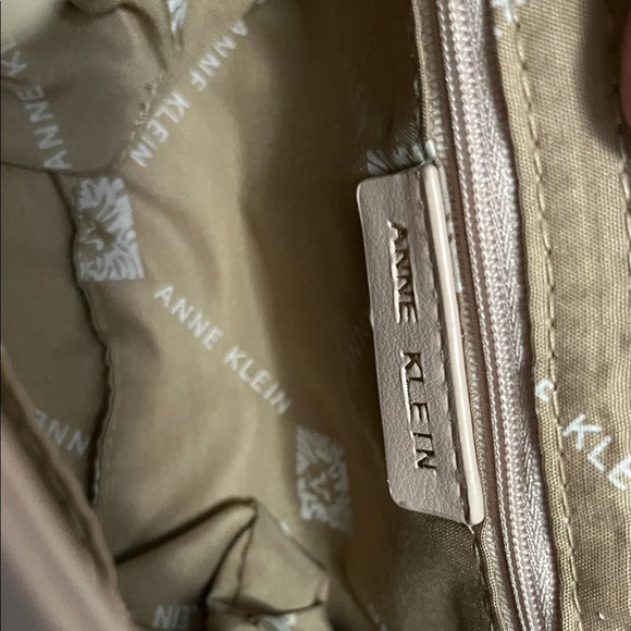 Anne Klein Blush Mini Bag with Floral Handle - Picture 6 of 9